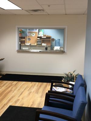 Reception area of ACCES VR Johnstown Office