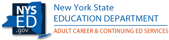 NYSED Education Department Adult Career and Continuing ED Services Logo