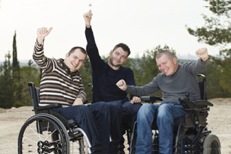 individuals in wheelchairs