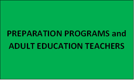 Preparation Programs and Adult Education Teachers