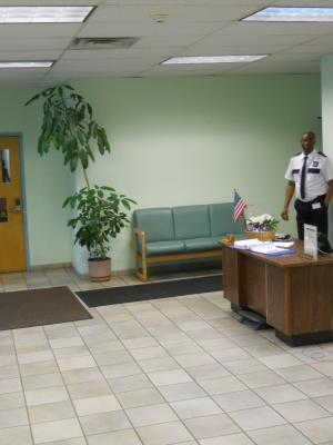 Bronx DO reception area