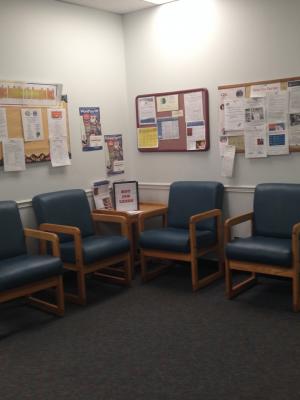 Rochester waiting area