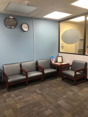 Utica waiting area